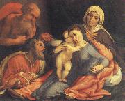 Lorenzo Lotto Madonna and Child with Saints oil painting